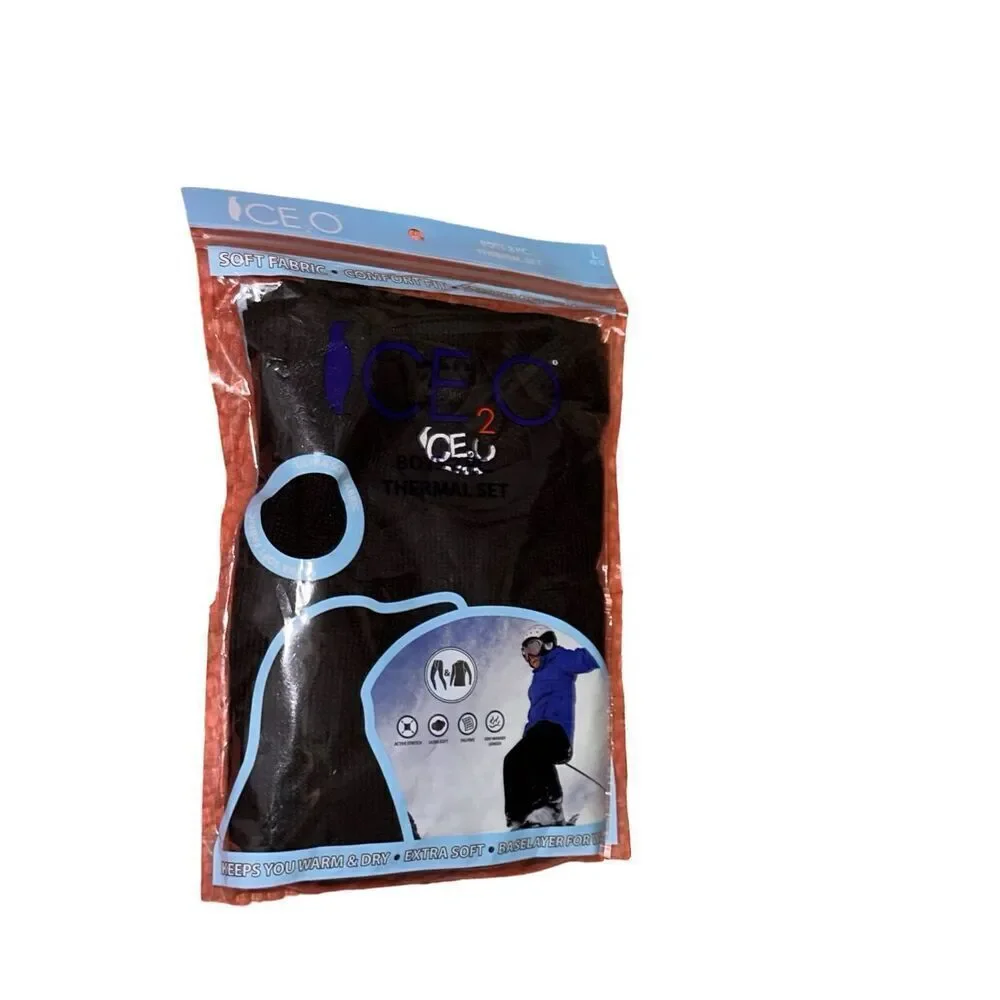 NEW WITH TAGS Ice2O Boys' Thermal 2-Piece Long Underwear PANTS AMD SHIRT  Set Si